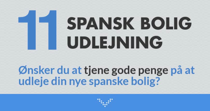 Tjen gode penge på udlejning af din feriebolig i Spanien