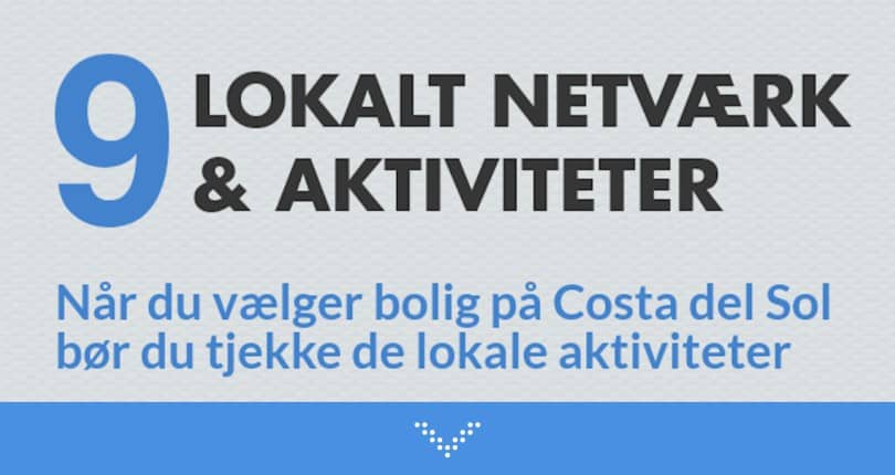Lokale aktiviteter i Sydspanien i forbindelse med boligkøb til ferien